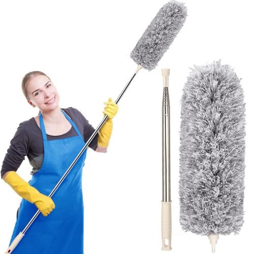 Extendable Flexible Duster for Cleaning Complicated Areas and ceiling fan