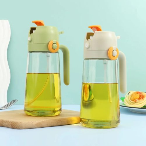 ১ এর মধ্যে ২ অয়েল স্প্রেয়ার এবং অয়েল ডিসপেনসার বোতল ৫০০ মিলি