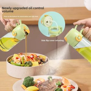 ১ এর মধ্যে ২ অয়েল স্প্রেয়ার এবং অয়েল ডিসপেনসার বোতল ৫০০ মিলি