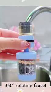 Tap Water Purifier 360-Degree Rotating Faucet Water Filter-ট্যাপ ওয়াটার পিউরিফায়ার 360-ডিগ্রি ঘূর্ণায়মান কল জল ফিল্টার।