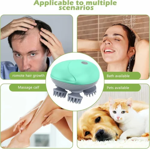 Scalp Head Hair Massager Electric Health Care Antistress Relax Body Massager Deep Saude Tissue Prevent Body Massage