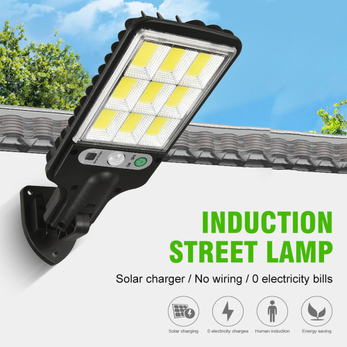 Solar Street Lights Waterproof Outdoor Sensor Solar Outdoor Garden Lamp JX-616 Powered Motion Sensor Light Control for Garden COB/LED Solar Light Outdoor Solar Lamp