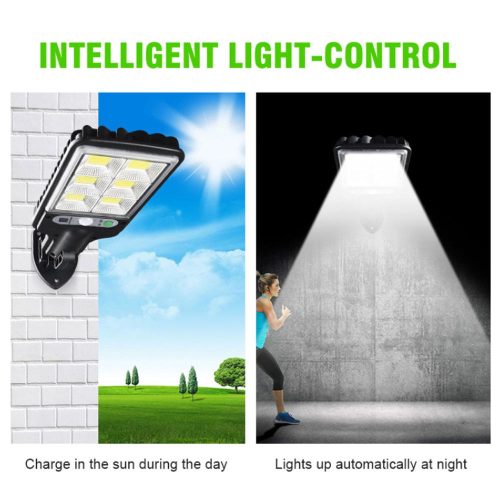 Solar Street Lights Waterproof Outdoor Sensor Solar Outdoor Garden Lamp JX-616 Powered Motion Sensor Light Control for Garden COB/LED Solar Light Outdoor Solar Lamp