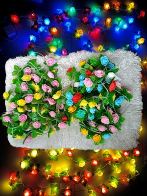 2024317190436292 Rose Flower Fairy String Light - LEDs Modes change - Room Decoration Light