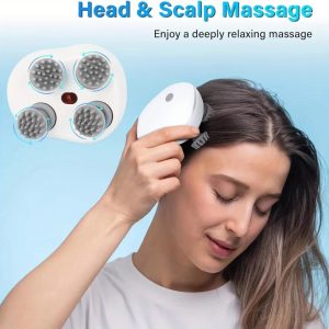 Scalp Head Hair Massager Electric Health Care Antistress Relax Body Massager Deep Saude Tissue Prevent Body Massage