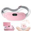 Menstrual Heating Pad & Slimming Massage Belt with LCD Display, Portable Warm Uterine Belt, Electric Menstrual Cramp Heating Belt with 3 Heat Levels and Massage Modes, USB Rechargeable, Indisposition Gift for Women
