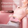 Menstrual Heating Pad & Slimming Massage Belt with LCD Display, Portable Warm Uterine Belt, Electric Menstrual Cramp Heating Belt with 3 Heat Levels and Massage Modes, USB Rechargeable, Indisposition Gift for Women