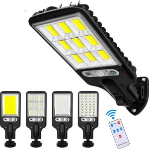 Solar Street Lights Waterproof Outdoor Sensor Solar Outdoor Garden Lamp JX-616 Powered Motion Sensor Light Control for Garden COB/LED Solar Light Outdoor Solar Lamp