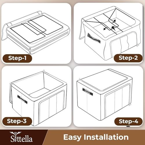 71EN5n43PiL._SX679_ Winter Summer Cloths Storage Organizer Bags. Blankets Cover, Cloth Organizer, Winter Wardrobe Storage Organizer