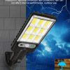 Solar Street Lights Waterproof Outdoor Sensor Solar Outdoor Garden Lamp JX-616 Powered Motion Sensor Light Control for Garden COB/LED Solar Light Outdoor Solar Lamp