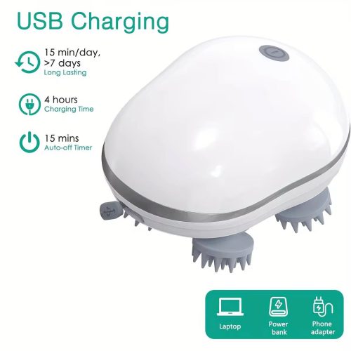 Scalp Head Hair Massager Electric Health Care Antistress Relax Body Massager Deep Saude Tissue Prevent Body Massage