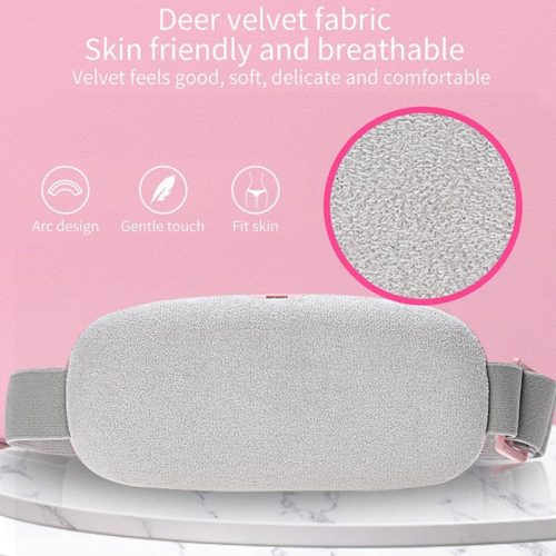 Menstrual Heating Pad & Slimming Massage Belt with LCD Display, Portable Warm Uterine Belt, Electric Menstrual Cramp Heating Belt with 3 Heat Levels and Massage Modes, USB Rechargeable, Indisposition Gift for Women