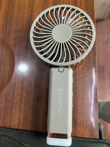 JYSUPER JY-2517A Rechargeable Strong Wind Mini Foldable Fan With Box
