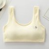 Premium Soft Cotton Ribbed Training Bra for Teenagers and Junior Girls - Multi-Color Pack