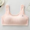 Premium Soft Cotton Ribbed Training Bra for Teenagers and Junior Girls - Multi-Color Pack