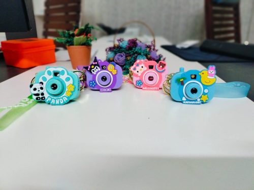 Premium Creative Cartoon Projection Camera Keychain - Sanrio & Cute Characters Edition