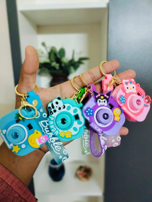 Premium Creative Cartoon Projection Camera Keychain - Sanrio & Cute Characters Edition