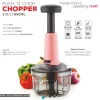 c21774bc116a832dd0509c3c3f49c456.jpg_960x960q80.jpg_ 1100 ml Push Chopper For Kitchen Manual Hand-Press Vegetable Chopper with 3 Stainless Steel Blades 1 Whisker for Chopping (