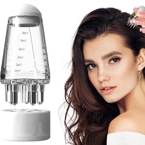 স্ক্যাল্প অ্যাপ্লিকেটর লিকুইড চিরুনি অয়েল লিকুইড গাইডিং ম্যাসাজার পোর্টেবল মিনি ম্যাসাজ চিরুনি চুল পড়া রোধী স্ক্যাল্প কেয়ার টুলস